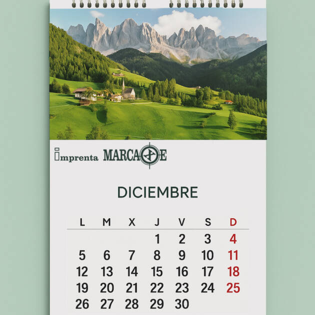 calendarios pared